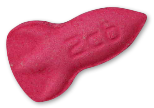 A typical 2C-B pill